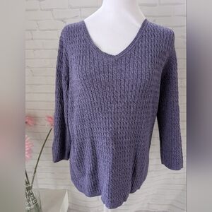 Karen Scott  V-Neck Sweater